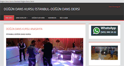 Desktop Screenshot of dugun-dans-kursu.com