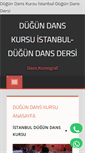 Mobile Screenshot of dugun-dans-kursu.com