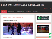 Tablet Screenshot of dugun-dans-kursu.com